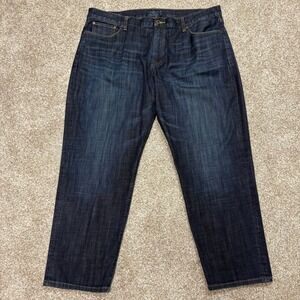 Lucky Brand 329 Classic Straight Dark Wash Mens Jeans 42x30